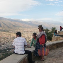View to the eastern suburbs of Cochabamba